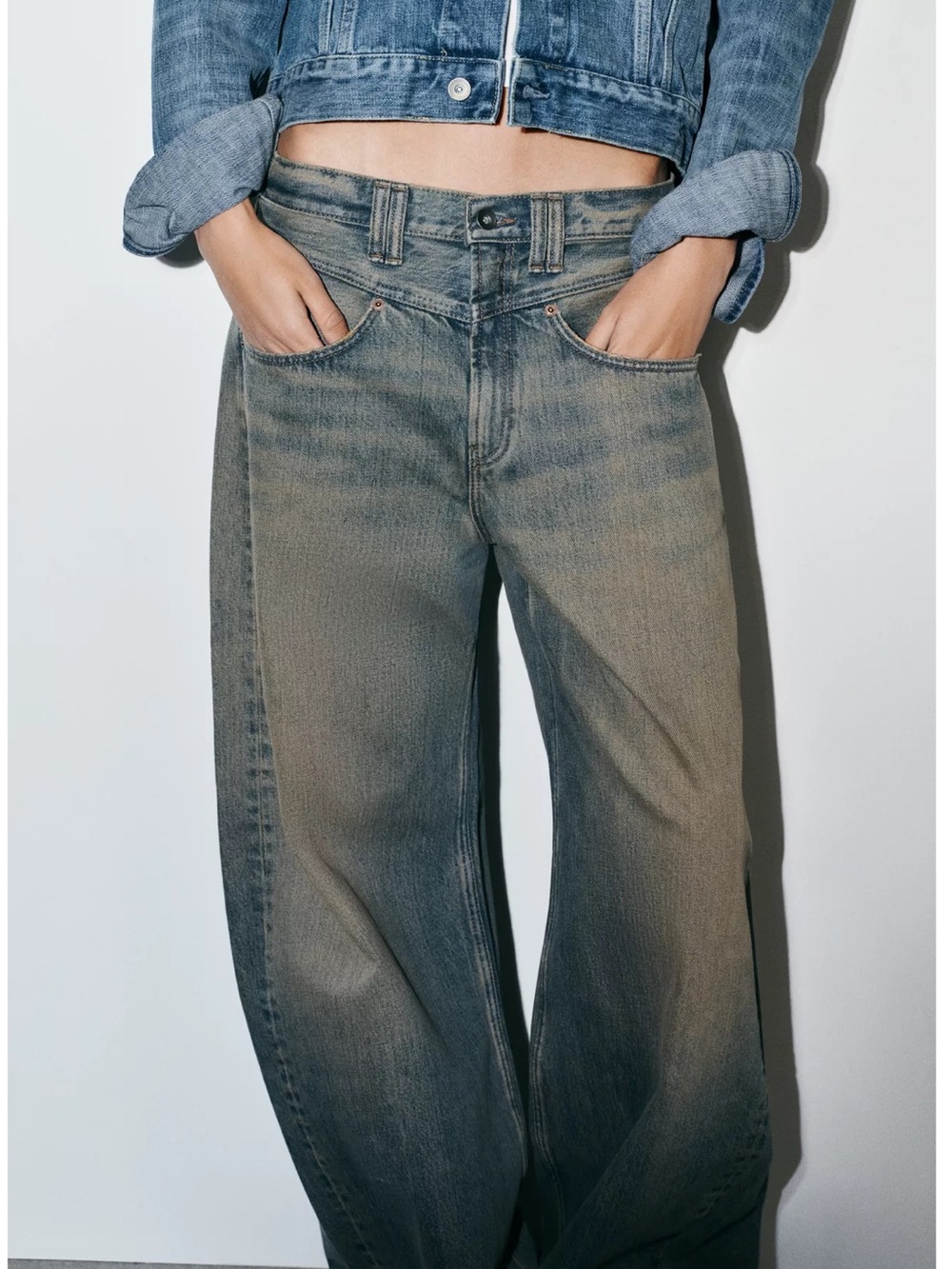 Zara TRF Low Rise Baggy Jeans - Picture 5 of 7